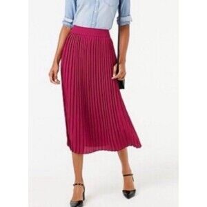 Metro Wear Pink Skirt Midi Summer Wedding Sz Small